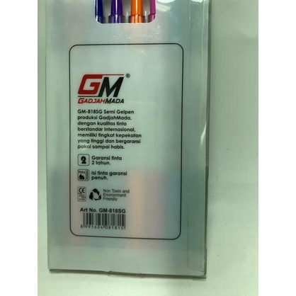

✨Trend✔️ 8 pcs Pulpen 8 warna GM 818sg 0.7mm garansi tinta 2 thn
