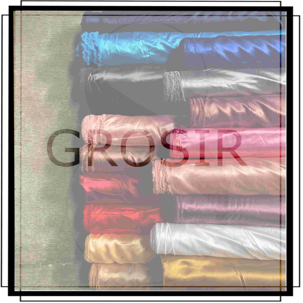 (1 ROLL) KAIN SATIN CHARMUSE/ SILK SATEEN
