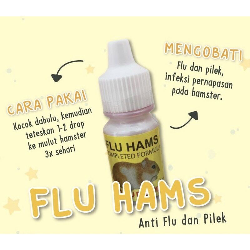 Flu Hams Obat Anti Flu Hamster Terbaik