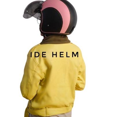 Terbaru.. Helm Bogo Retro Pink,  Helm Bogo Perempuan, Helm Bogo Kulit, Helm Bogo SNI Terbaru, Helm M
