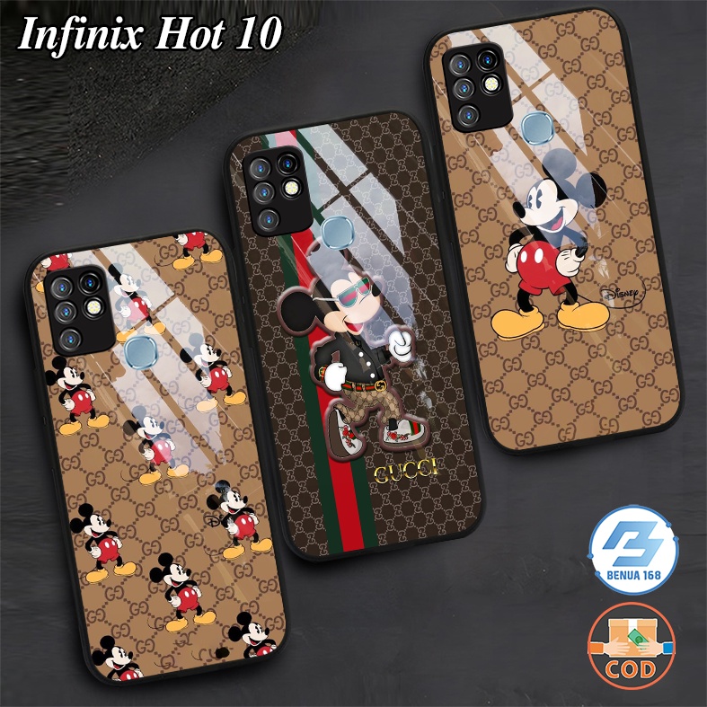 Benua Case - Case MICKEY MOUSE Infinix Hot 10 - Case Hp Infinix Hot 10 - Kesing Hp Infinix Hot 10 - 