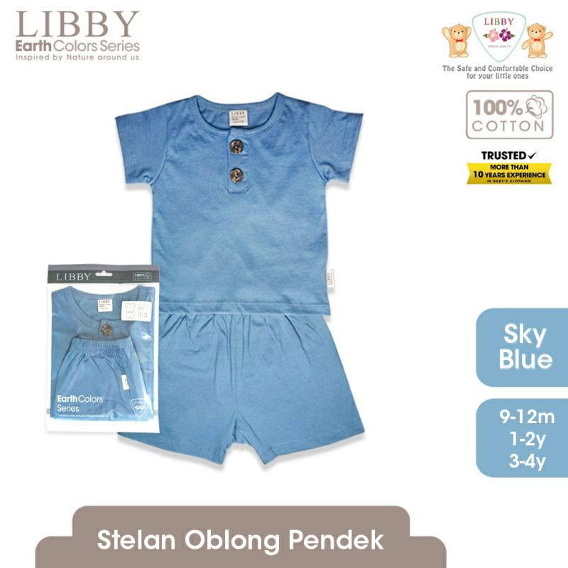 Libby earth color oblong pendek 1 pcs