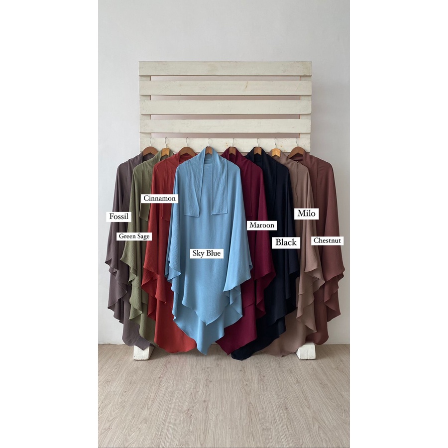 French Khimar Tasneem by Sidra