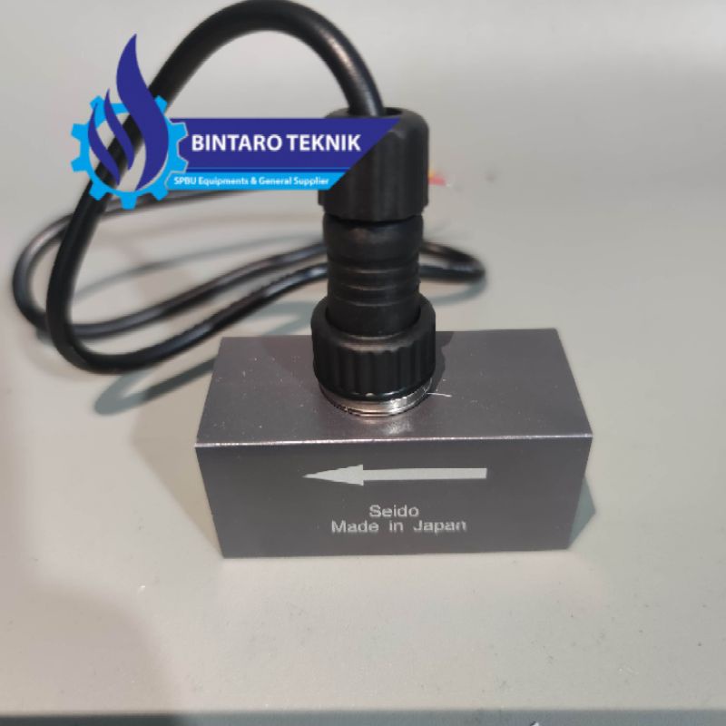 Flow Sensor SEIDO ZJ-BT1 Flow Meter Seido 1/2" Pertamini Pom Mini Khusus Bensin High Precision Turbi