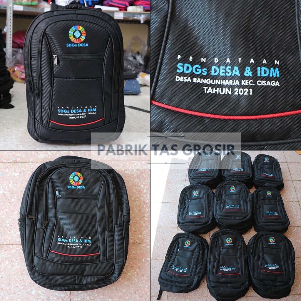 RANSEL GROSIR SABLON PENDATAAN SDGS DESA DAN IDM TAHUN 2021 GROSIRAN MURAH SEMINAR SOUVENIR PROMOSI