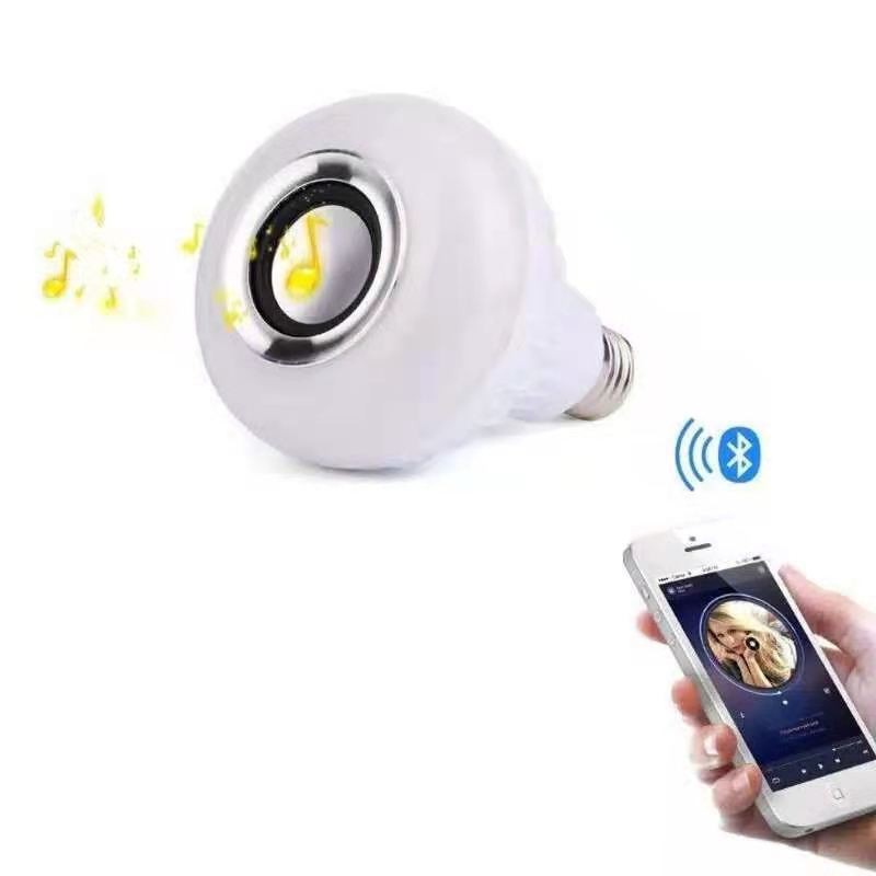 WJL2- Speaker Bluetooth Wireless Lampu Music LED Bohlam Speaker