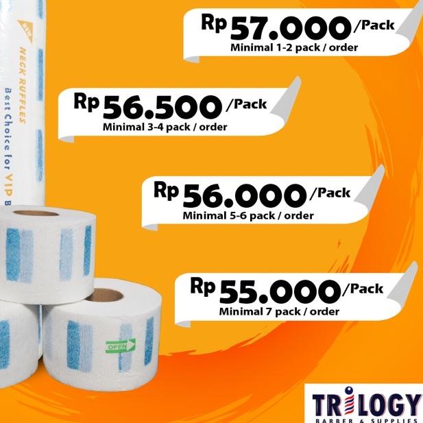➭ TISU LEHER / NECK PAPER / TISUE LEHER / TISSUE LEHER / TISSU LEHER / TISSU BARBERSHOP / TISU BARBE
