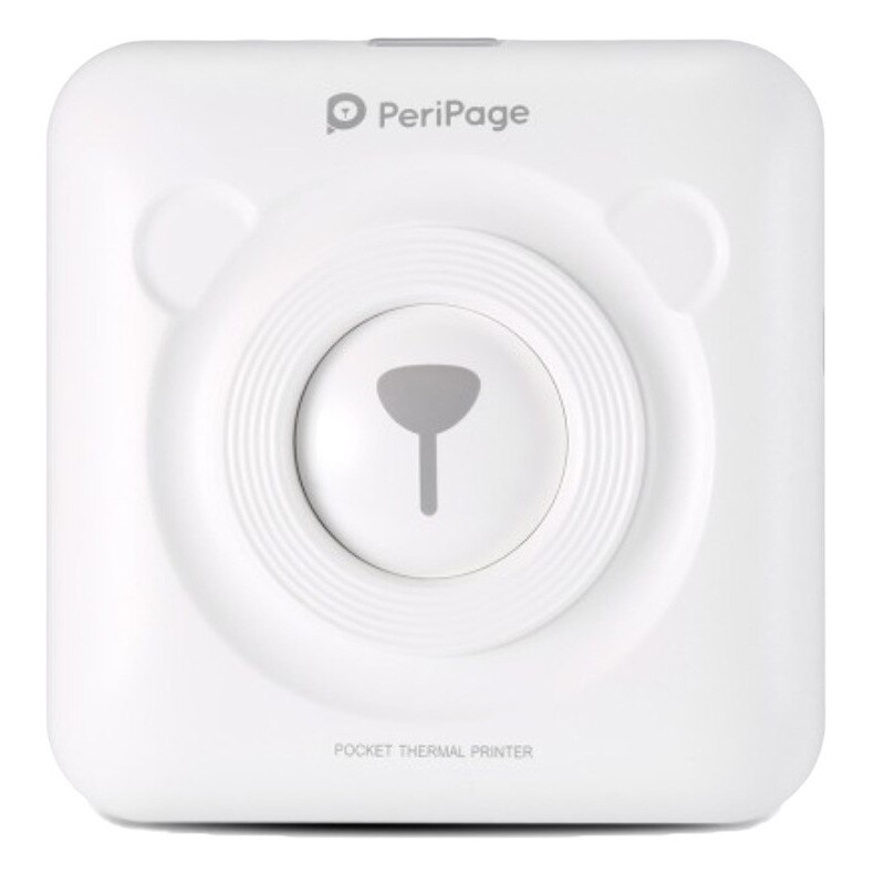 

PeriPage Inkless Pocket Photo Printer A6 203DPI with 2 Roll White
