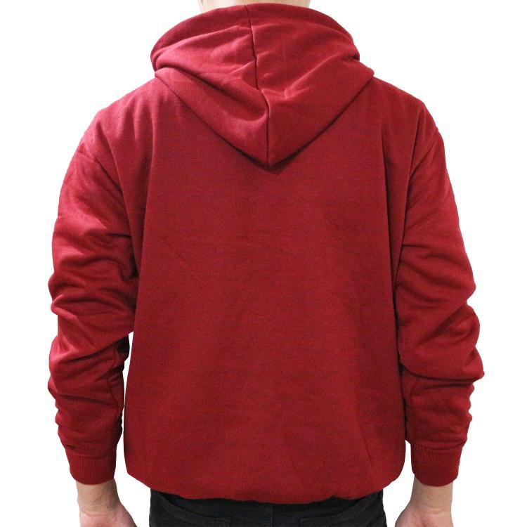 jaket hoodie maroon