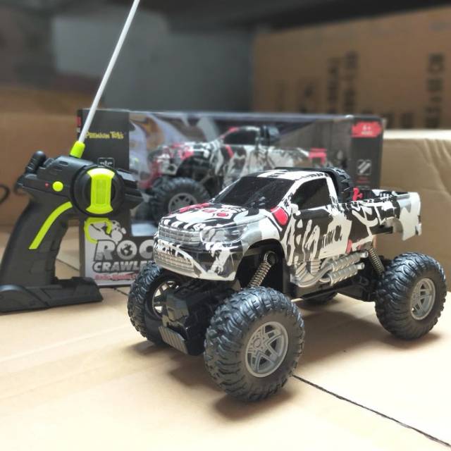 RC Rock Clawler Jeep Offroad Batre Cas - Mainan Mobil Remote Control