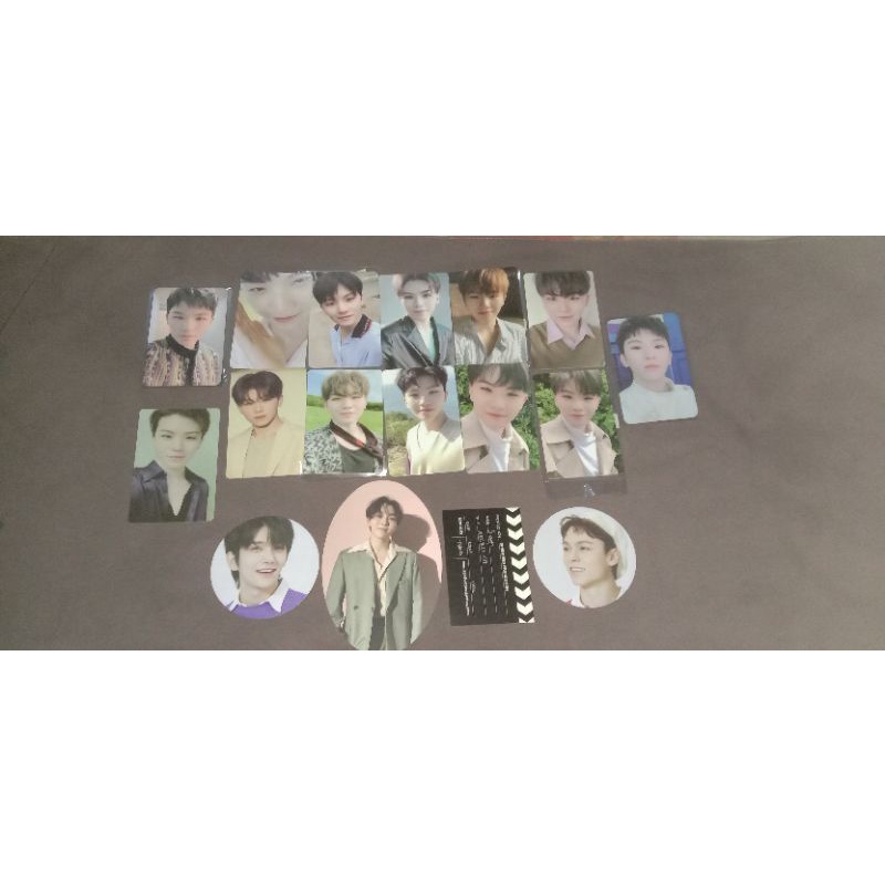 PHOTOCARD PC TC SEVENTEEN WOOZI DINO JOSHUA AN ODE HENGGARAE INCOMPLETE YMDDAY TEEN AGE DIRCUT
