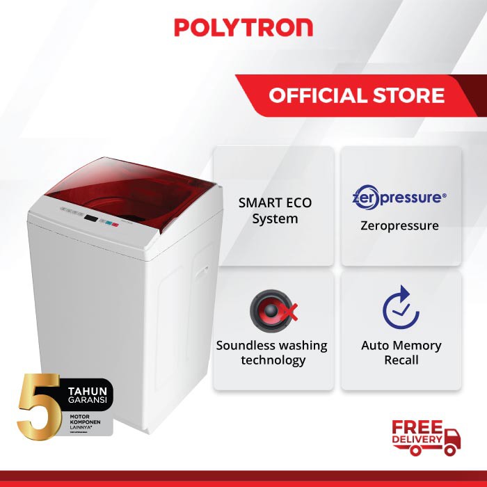 POLYTRON New Zeromatic Automatic Washing Machine 7,5kg PAW 7527R