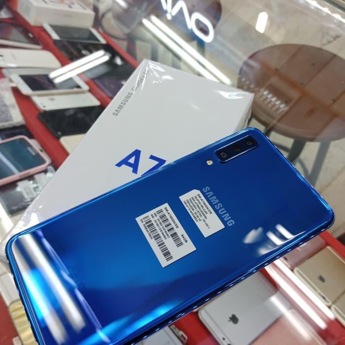 Harga murah hp promo [Handphone Second] Samsung galaxy A7 2019 Ram 4/64GB mantap - Biru HP Bekas