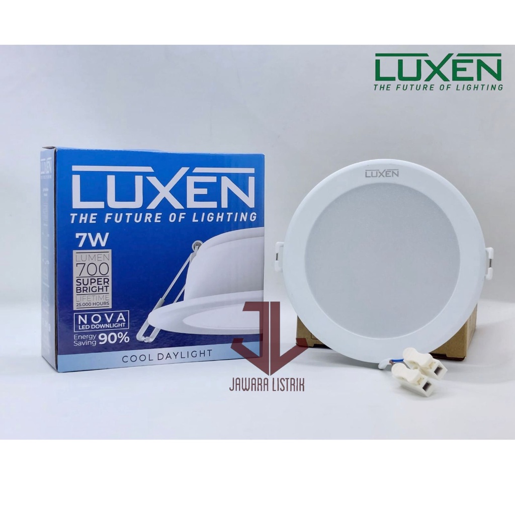 LUXEN NOVA 7 WATT DOWNLIGHT LED PANEL IB BULAT SUPERBRIGHT BERGARANSI
