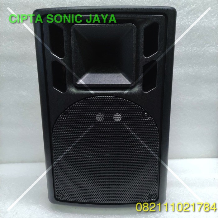 (JUAL 2 BUAH) box speaker monitor fiber plastik 8 inch model huper atau mackie