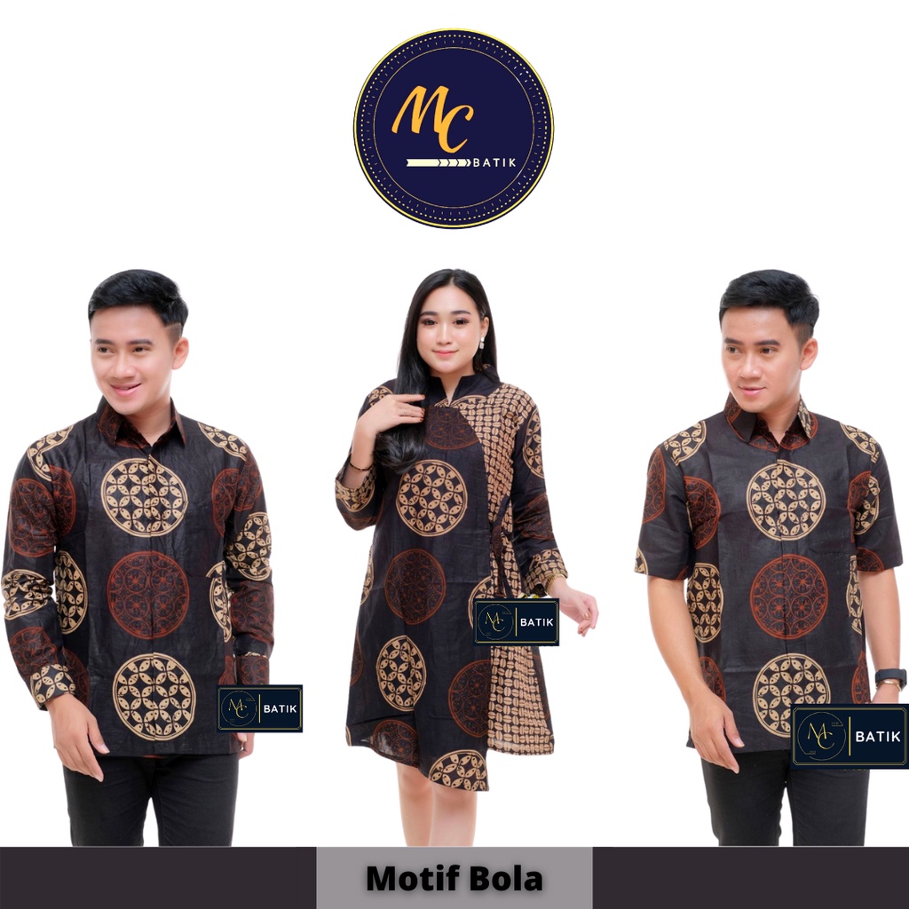 Baju Batik Couple Batik Couple Lawasan Coklatan Ready Seragam