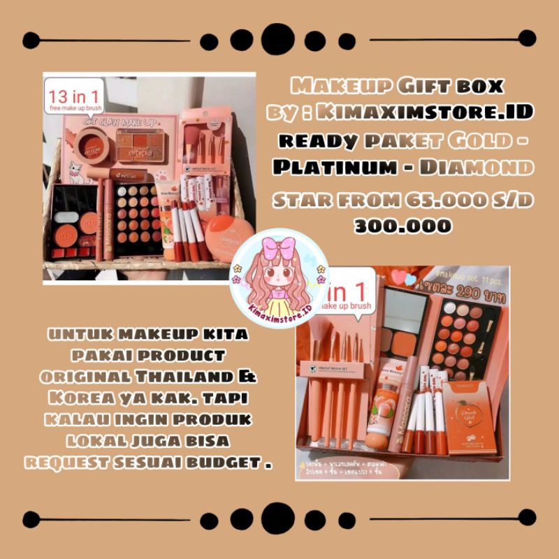 

MAKEUP GIFT BOX- termurah/lucu/ulang tahun/valentine