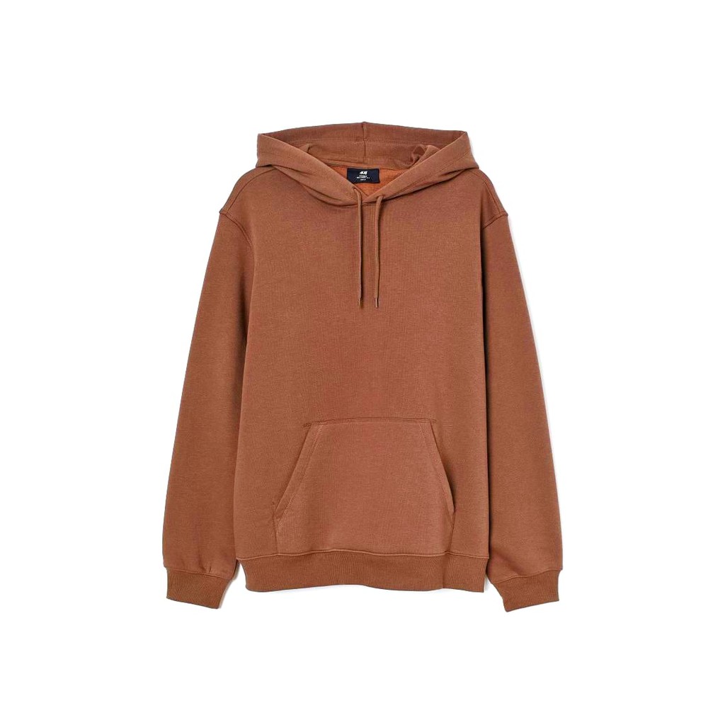 HOODIE H&M / SWEATER HOODIE BASIC HNM / SWEATER HOODIE H&M POLOS PRIA WANITA UNISEX / JAKET H&M-Caramel