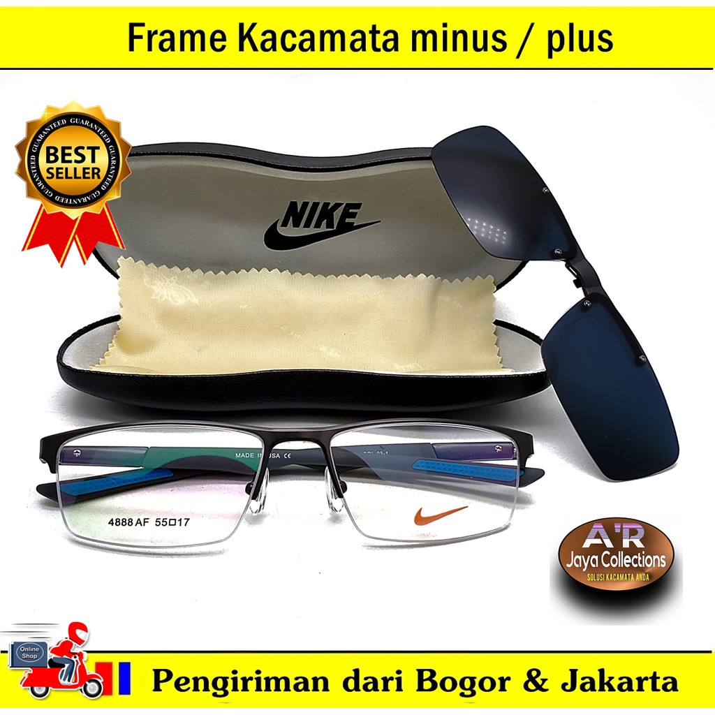 Frame Kacamata Nike Clip On Polarized TERBARU