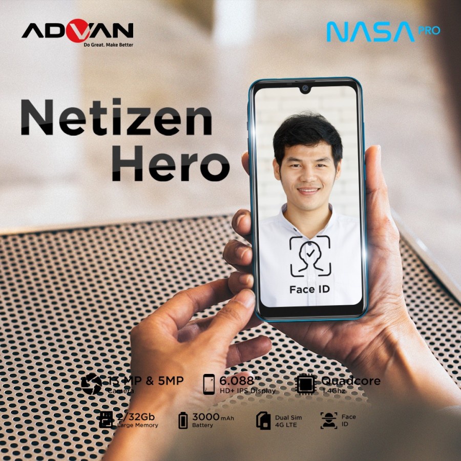 ADVAN NASA PLUS 2GB-16GB GARANSI RESMI ANDROID MURAH