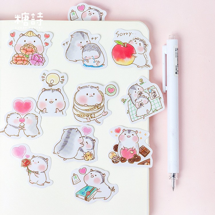 

45Pcs Stiker Lucu untuk Diary / Planner / Notebook / Scrapbook