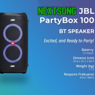 Jual JBL PARTY BOX 100 ORIGINAL SPEAKER JBL PARTYBOX 100 PORTABLE