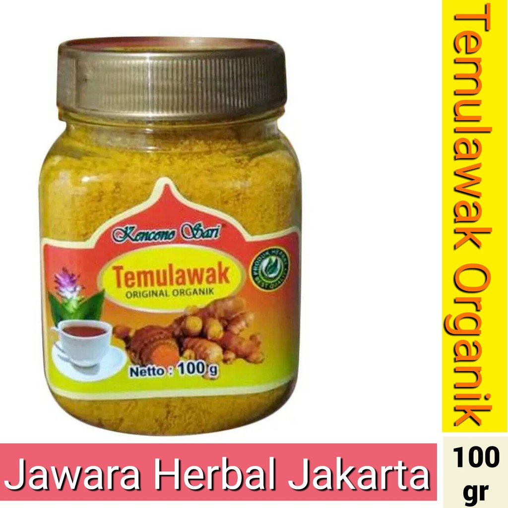 

Temulawak bubuk organik murni 100gr original kencono sari