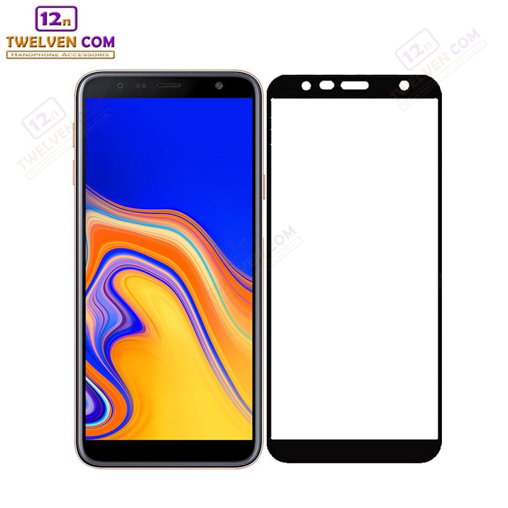 [FLASH SALE] zenBlade 5D Full Cover Tempered Glass Samsung Galaxy J4+ - Hitam