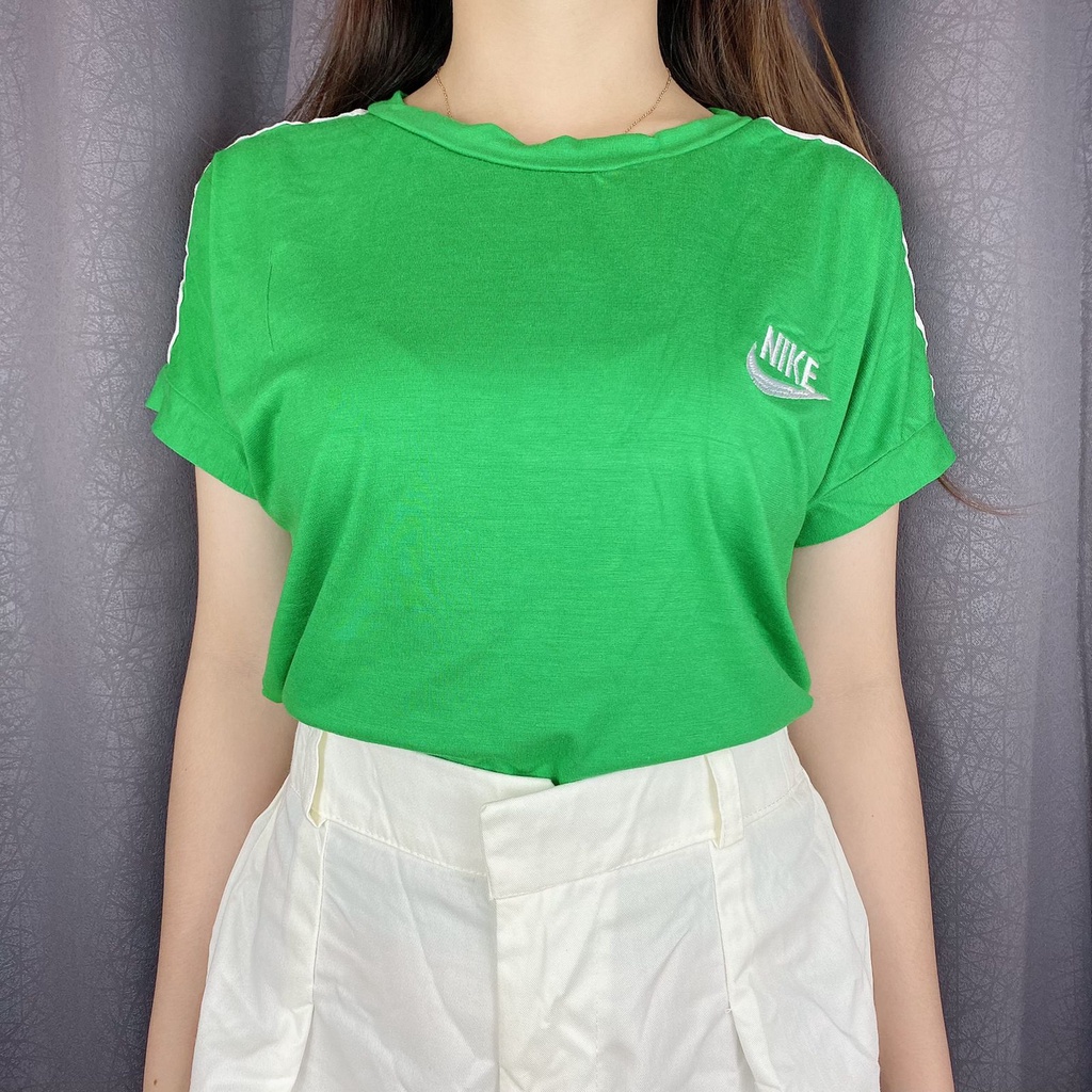 Crop Wanita CROP TOP NKE Bordir List Tangan One size