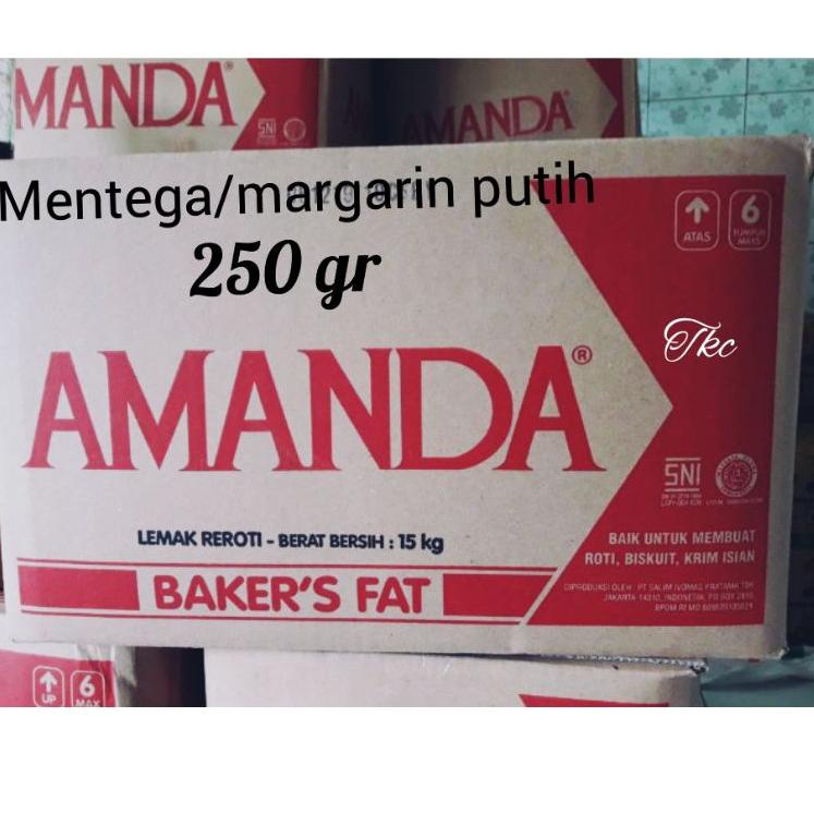 

ワ MENTEGA/MARGARIN/AMANDA PUTIH 250 gr ⇰