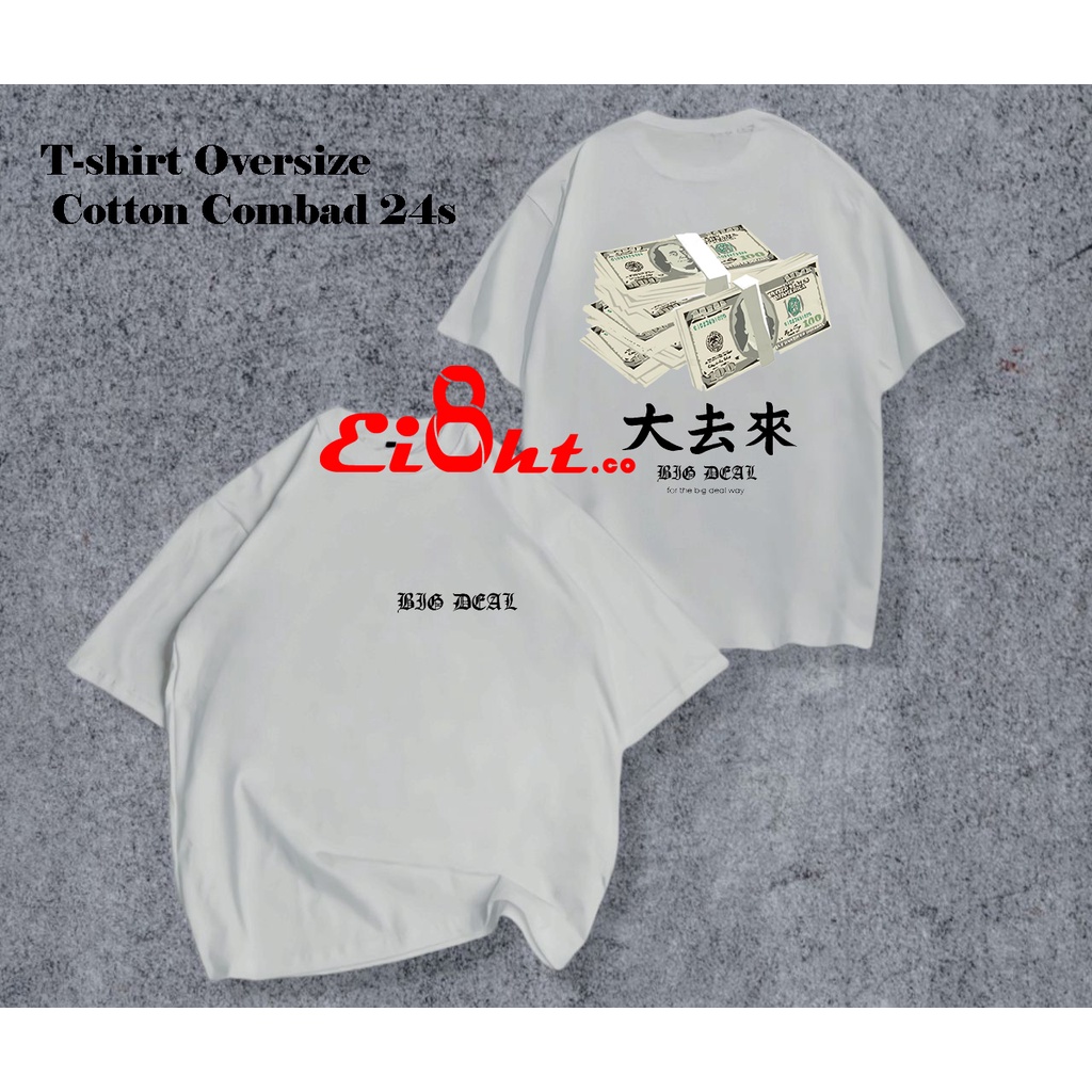 Kaos Oversize Big Deal Lookism New Style For The Big Deal Way Lookism Big Deal Combad 24s