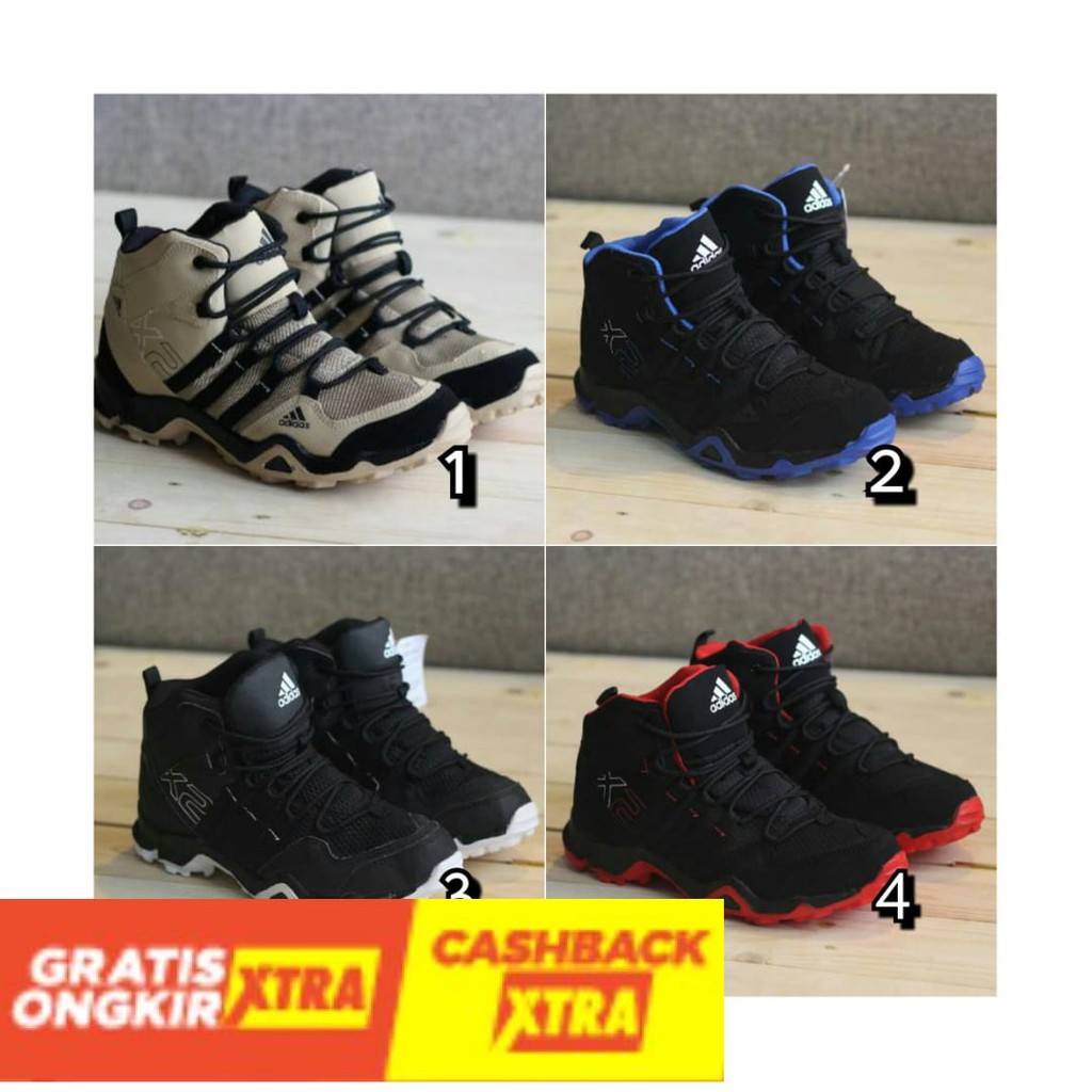 ORIGINAL  - promo sepatu ADIDAS AX 2 HIGH berkulitas keren murah running cassual jogging santai