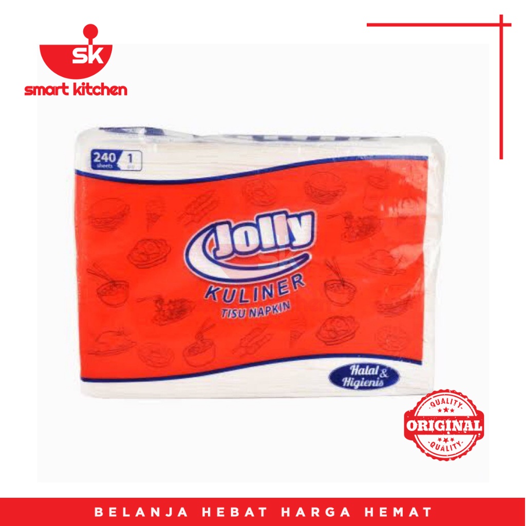 TISSUE JOLLY KULINER NAPKIN 240S