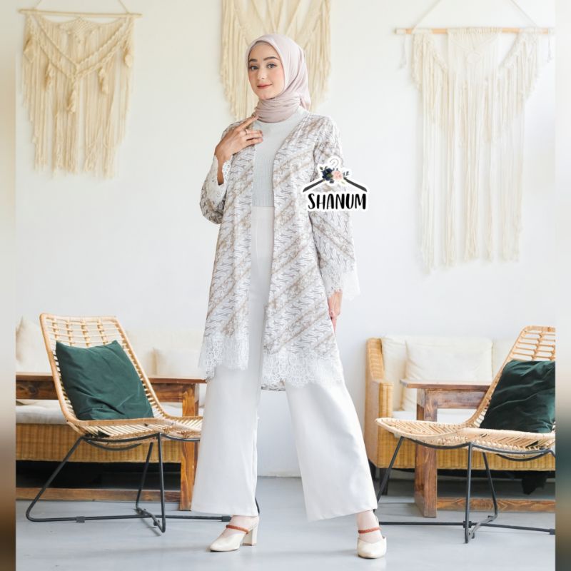 OUTER LACE BATIK SENO BY SHANUM/ ATASAN BATIK KONDANGAN/ROMPI BATIK