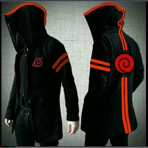 JUBAH KONOHA / JUBAH ANIME KEREN / JAKET HOODIE KONOHA / JAKET ANIME BANDUNG