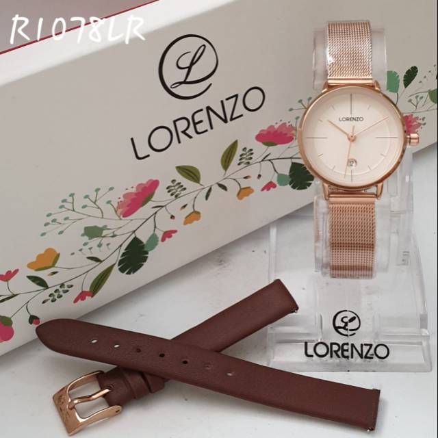 Jam tangan wanita lorenzo original