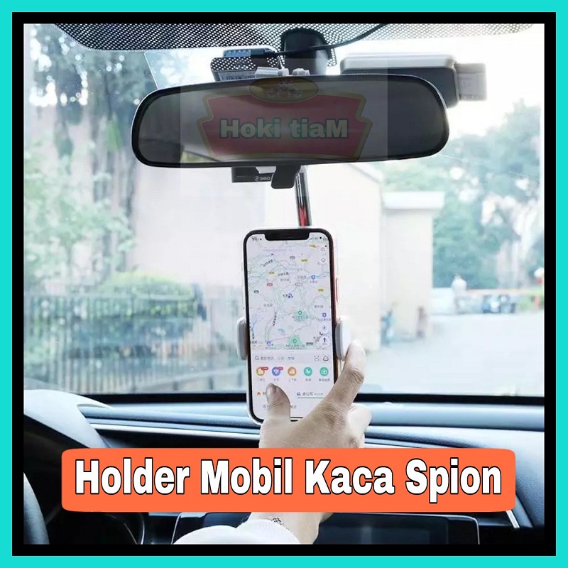 NA - Mirror Car Holder Stand Adjustable 2in1 Holder Mobil Spion CARPOD