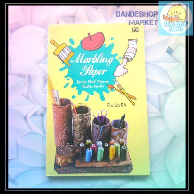 

Marbling Paper Kertas Motif Marmer buatan sendiri _ oleh Endah RA