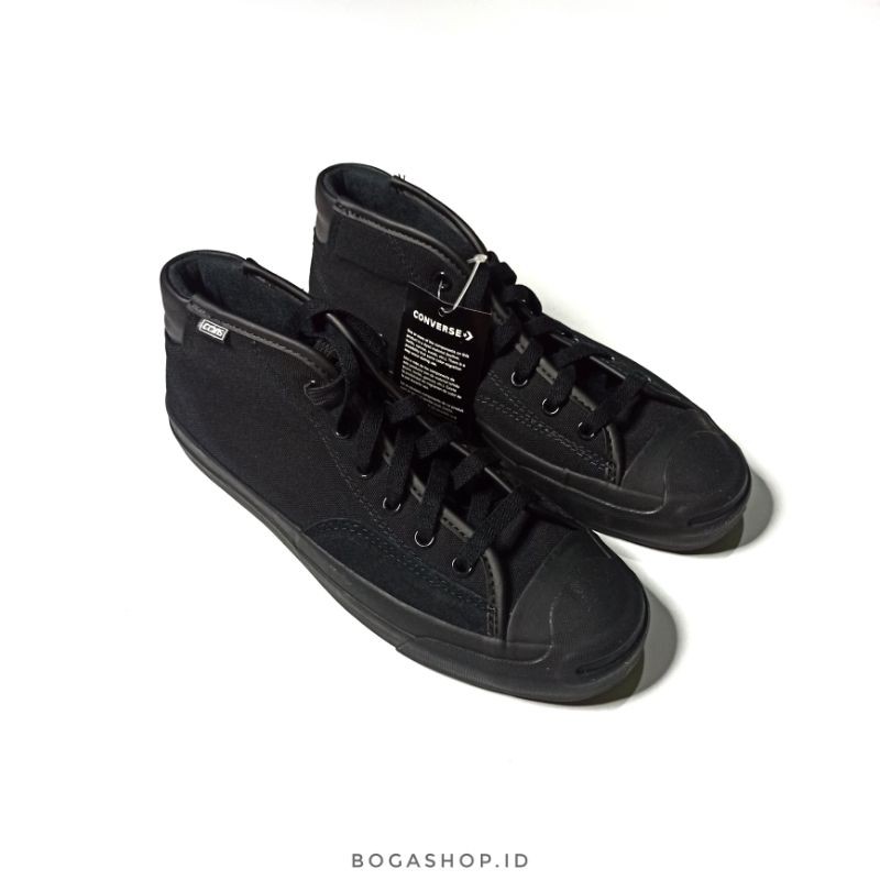 Sepatu Sneakers Skate Jack Purcell Pro Mid By Alexis Sablone Fullblack ORIGINAL