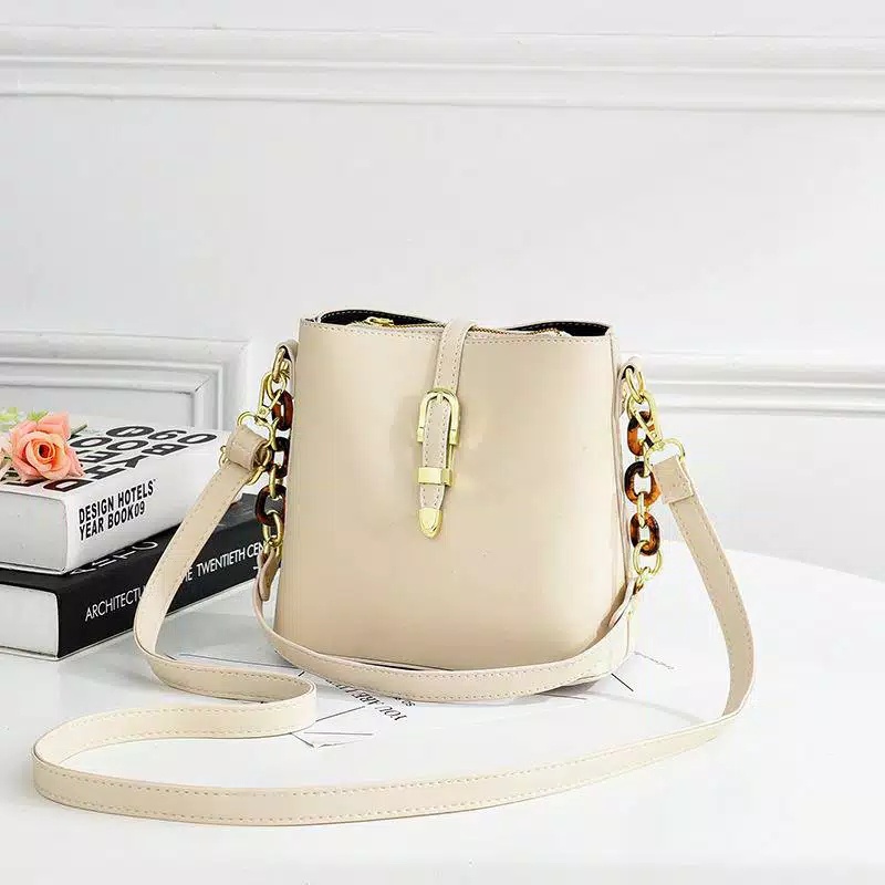 TAS SELEMPANG WANITA 2 TALI IMPORT MURAH Tas Import Fashion Wanita Perempuan Cewek Tas Fashion Leath
