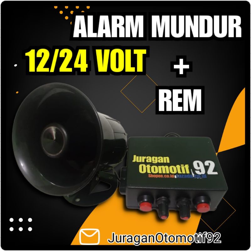 modul alarm mundur awas dan rem mobil 12 24 VOLT