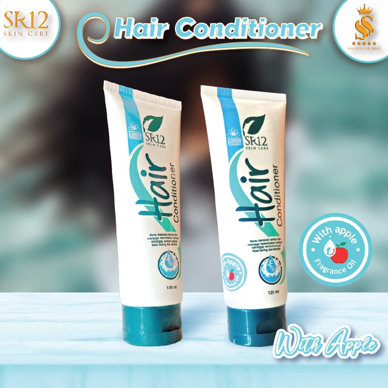 HAIR CONDITIONER SR12 - VITAMIN RAMBUT RONTOK / PELEMBUT RAMBUT BPOM / VITAMIN E / MENYEHATKAN RAMBUT