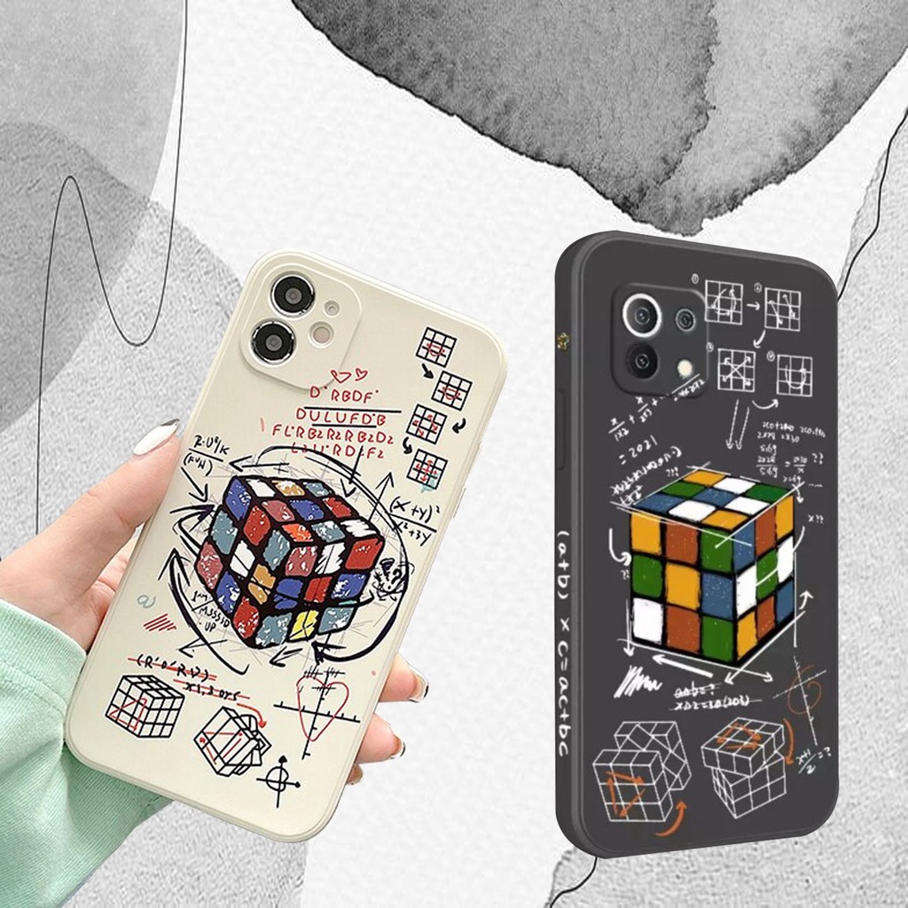 GSC Case Casing SOFTCASE TPU MOTIF RUBIK'S UNTUK VIVO Y17 VIVO Y91 VIVO Y91C VIVO Y71 VIVO Y50