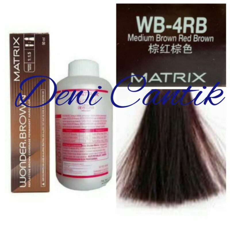MATRIX WONDER BROWN MEDIUM BROWN RED BROWN / WB-4RB DAN OXYDANT