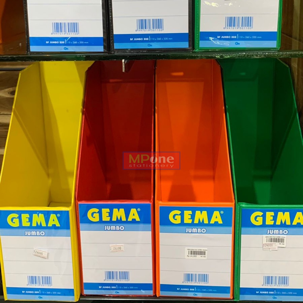 

(1 Pcs) Box File Jumbo PVC Gema - Tempat Penyimpanan Kotak Kertas File