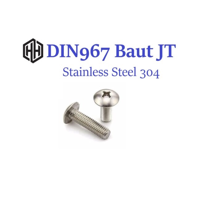 Jual Baut Jt M X Din Payung Obeng Plus Stainless Steel Jt