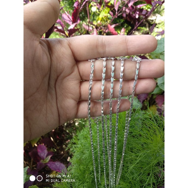 Kalung Padi perak murni murah berkualitas