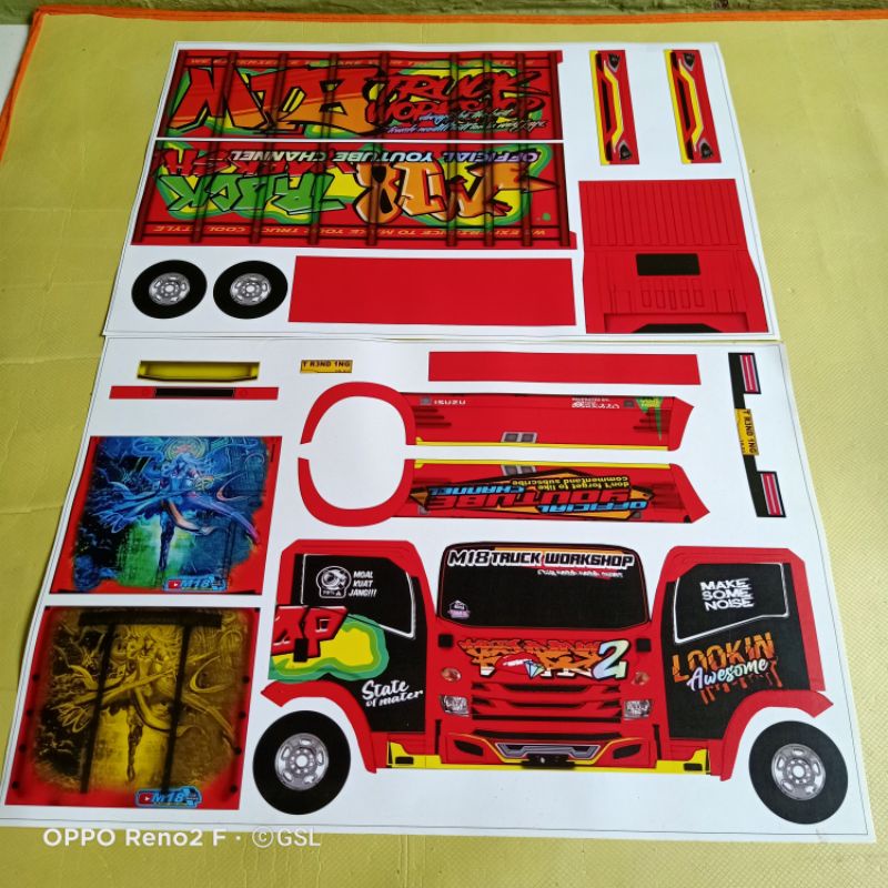 

Stiker pola miniatur truck oleng/Trending Topic