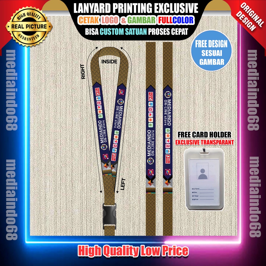 

TEMPLATE DEFAULT M-11 Lanyard ,Strap ID, HP/Flashdisk Printing Digital (Paket Lengkap Exclusive)