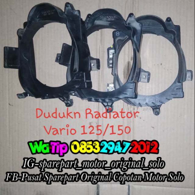 Dudukan Radiator Vario 125 150 Original Cover Radiator Vario 125 150